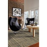 capel etching 2573 black rug