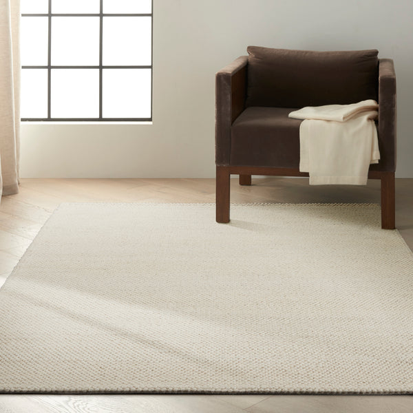nourison textured dots ck80 cream rug