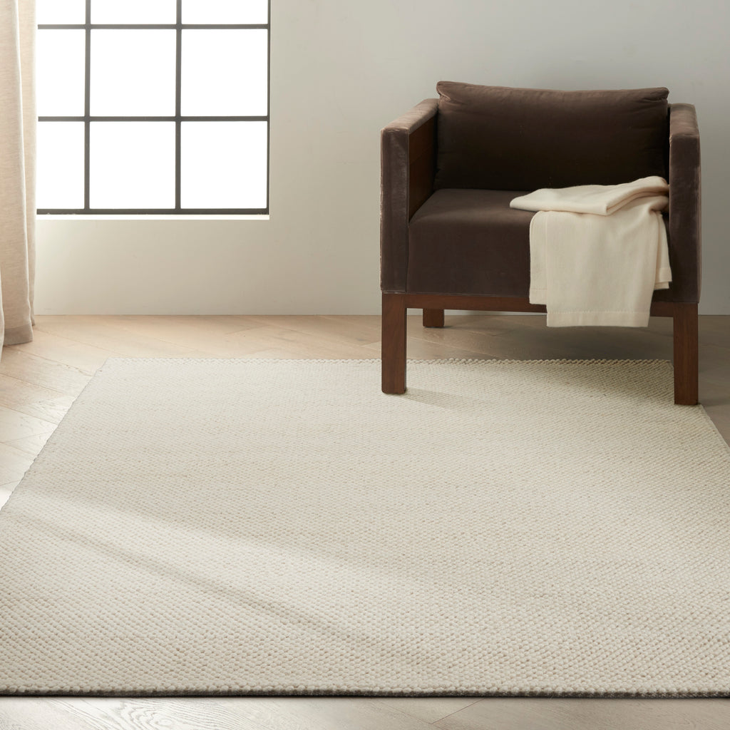 nourison textured dots ck80 cream rug