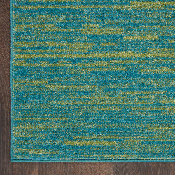 nourison nourison essentials nre01 blue green rug