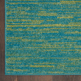 nourison nourison essentials nre01 blue green rug