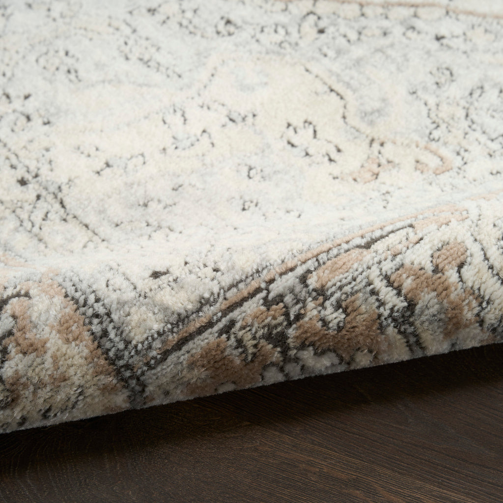 nourison quarry qua18 ivory grey taupe rug