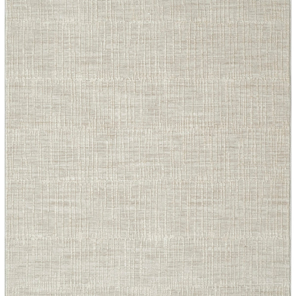 nourison ck079 notes not02 silver ivory rug