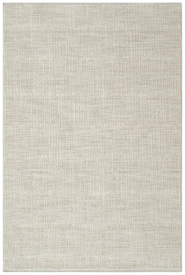 nourison ck079 notes not02 silver ivory rug
