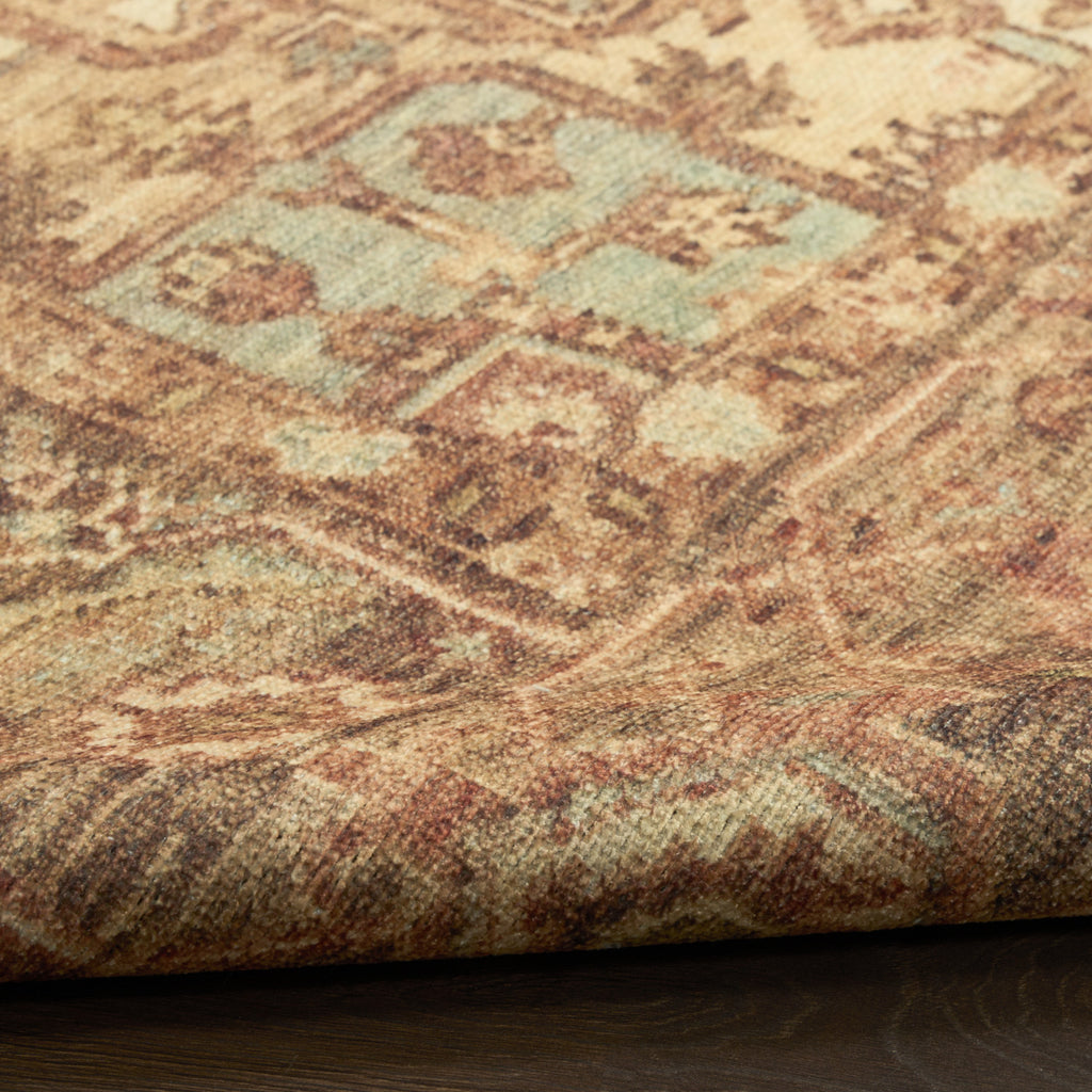 nourison vintage washables vws14 gold rug
