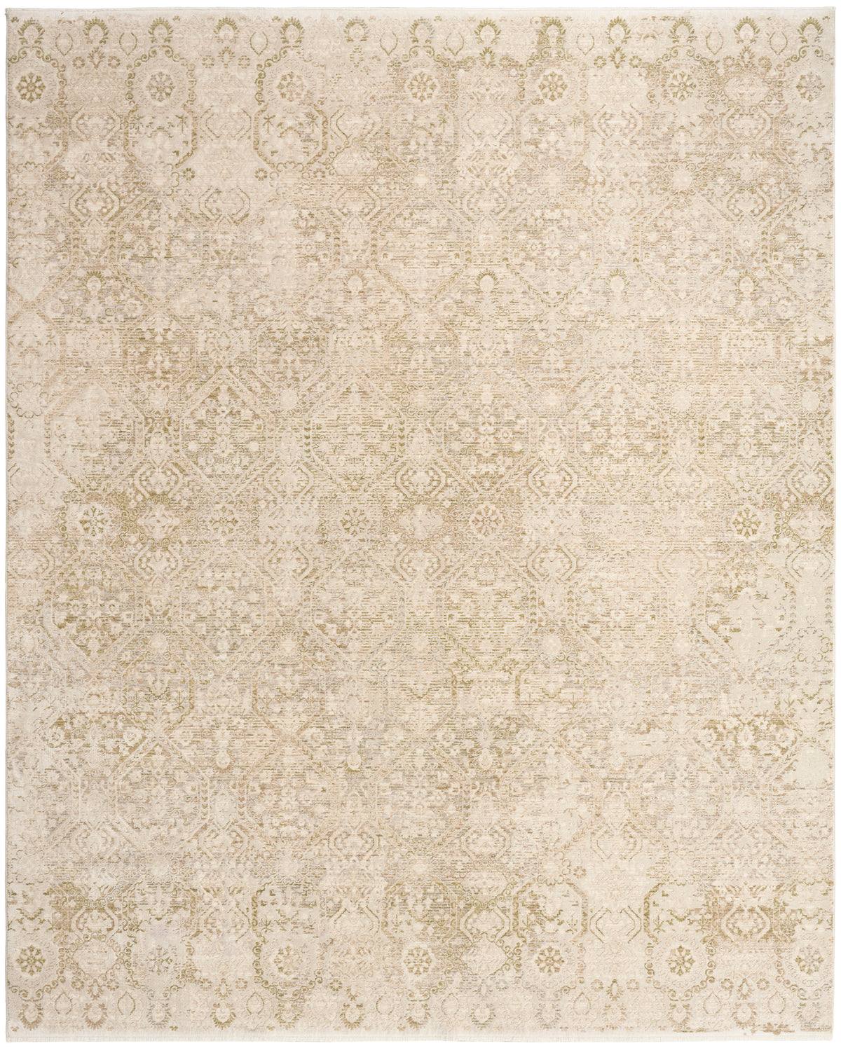 nourison sultana sll05 beige green rug