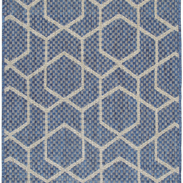 nourison horizon indoor outdoor hoz01 denim rug