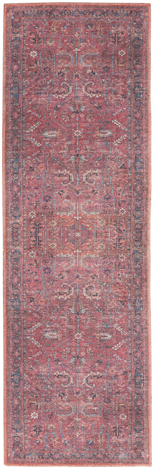 nourison new concept washables sr102 brick rug