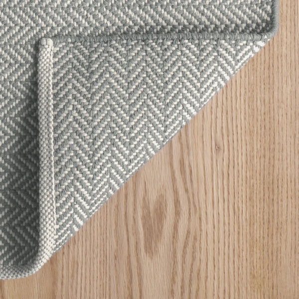 dash albert herringbone rda360 swedish blue rug