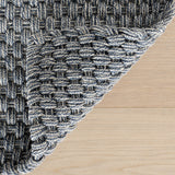 dash albert bridges da2509 navy woven flatwoven cotton rug