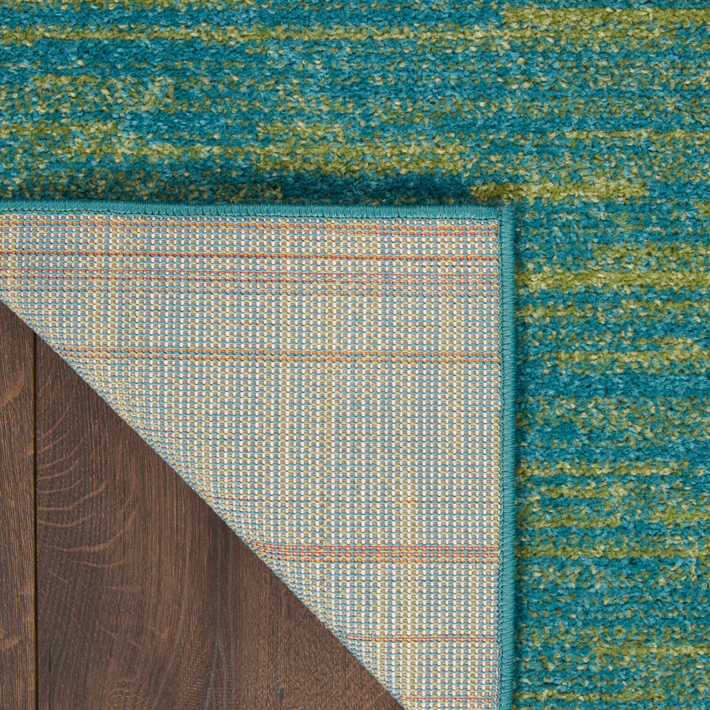 nourison nourison essentials nre01 blue green rug
