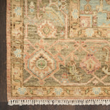 nourison heritage vine htv06 rust rug