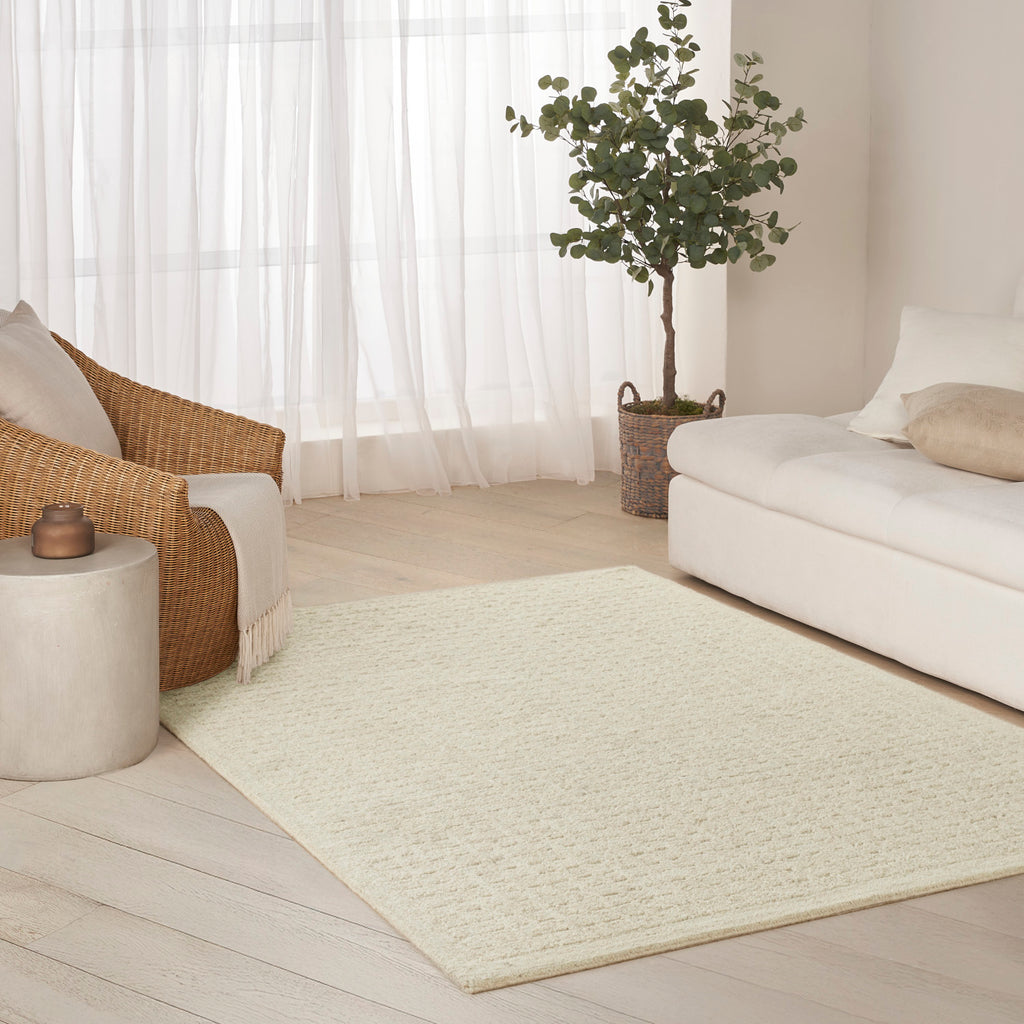nourison pure grids pgr01 ivory beige rug