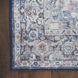 nourison new concept washables sr101 ivory navy rug