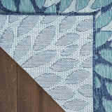 nourison garden oasis goa06 navy rug