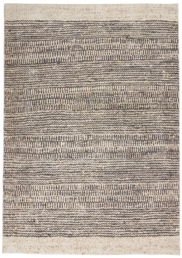 nourison etched ck72 ivory grey rug