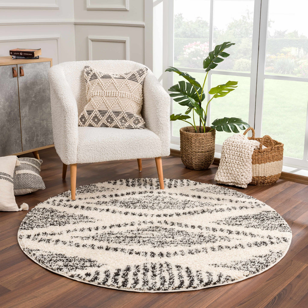 Hauteloom Fishhook FISHH Light Brown Machine Made Polypropylene Rug