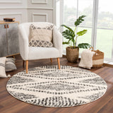 Hauteloom Fishhook FISHH Light Brown Machine Made Polypropylene Rug