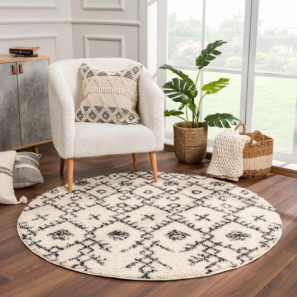 Hauteloom Godalming GOD Charcoal Machine Made Polypropylene Rug