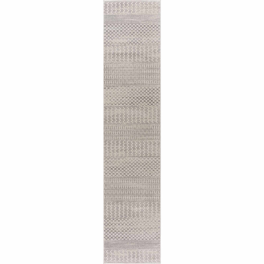 Hauteloom Tigris TGS2318 Ivory Machine Made Polypropylene Rug