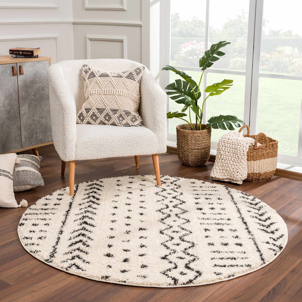 Hauteloom Hauppauge HAUP Charcoal Machine Made Polypropylene Rug
