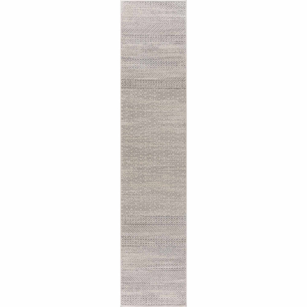 Hauteloom Tigris TGS2317 Ivory Machine Made Polypropylene Rug