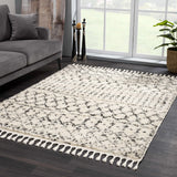 Hauteloom Limited Edition KIBUR Charcoal Machine Made Polypropylene Rug