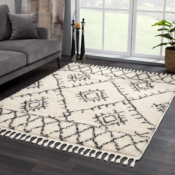 Hauteloom Emlenton EML Charcoal Machine Made Polypropylene Rug