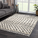 Hauteloom Munich MUNIC Charcoal Machine Made Polypropylene Rug