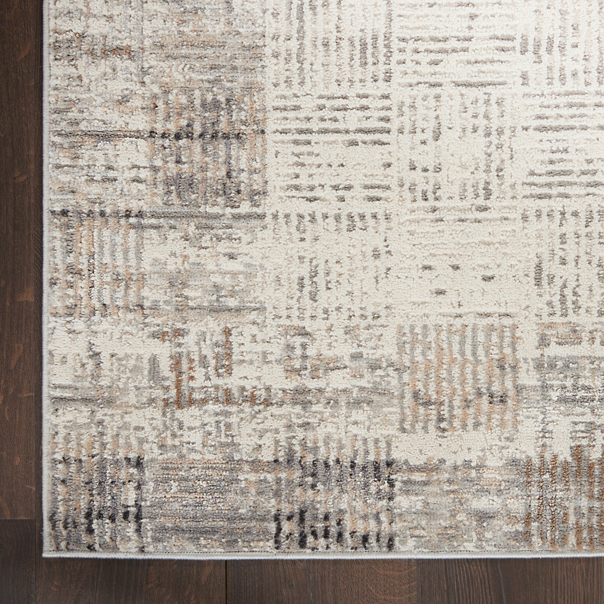 nourison elation etn05 ivory grey rug