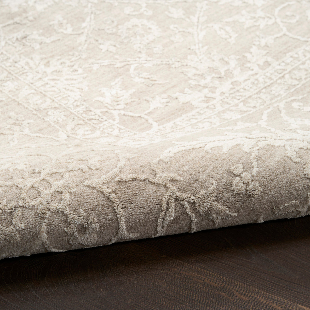 nourison moonlit mli03 ivory grey rug
