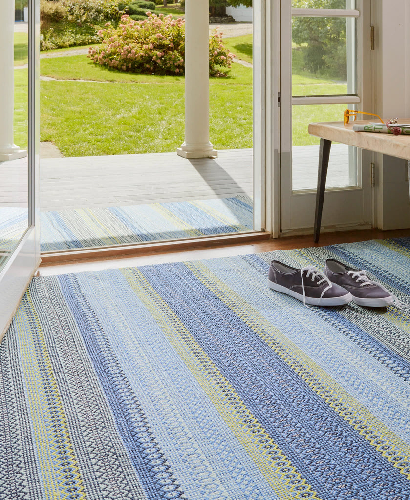 dash albert fiesta stripe da662 french blue rug