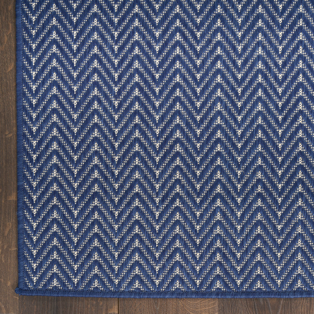 nourison horizon indoor outdoor hoz02 navy rug