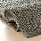 dash albert messi da2371 green braided jute rug
