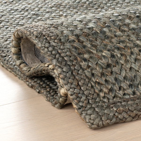 dash albert messi da2371 green braided jute rug