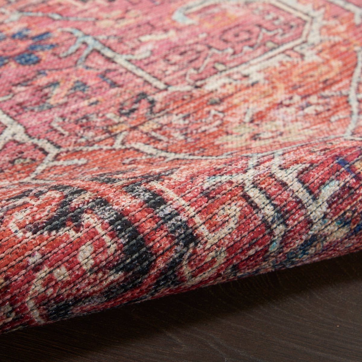 nourison new concept washables sr102 brick rug
