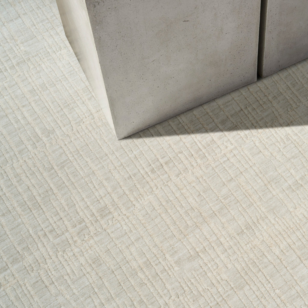 nourison ck079 notes not02 silver ivory rug