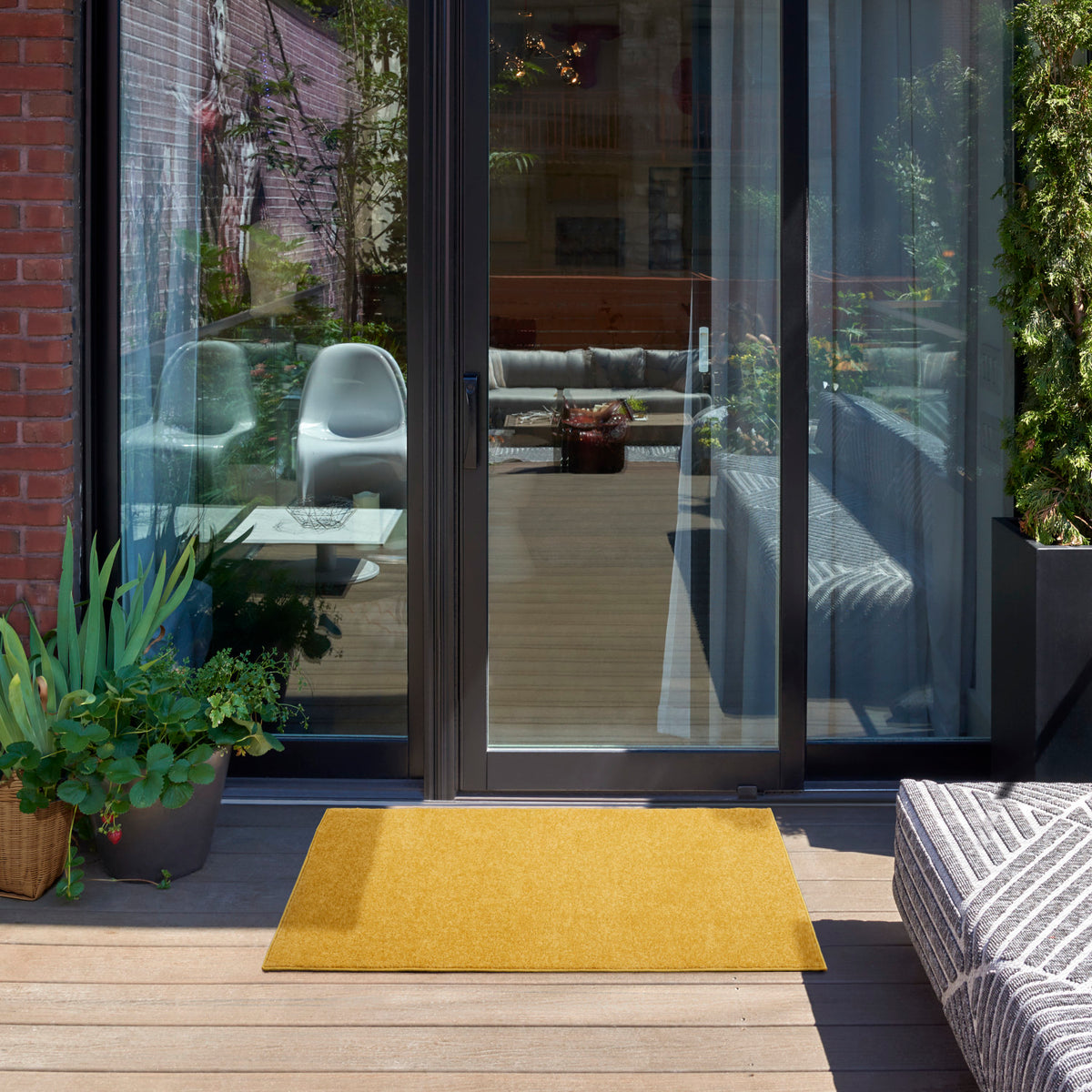 nourison nourison essentials nre01 yellow rug