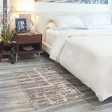 nourison luna lun02 grey silver rug