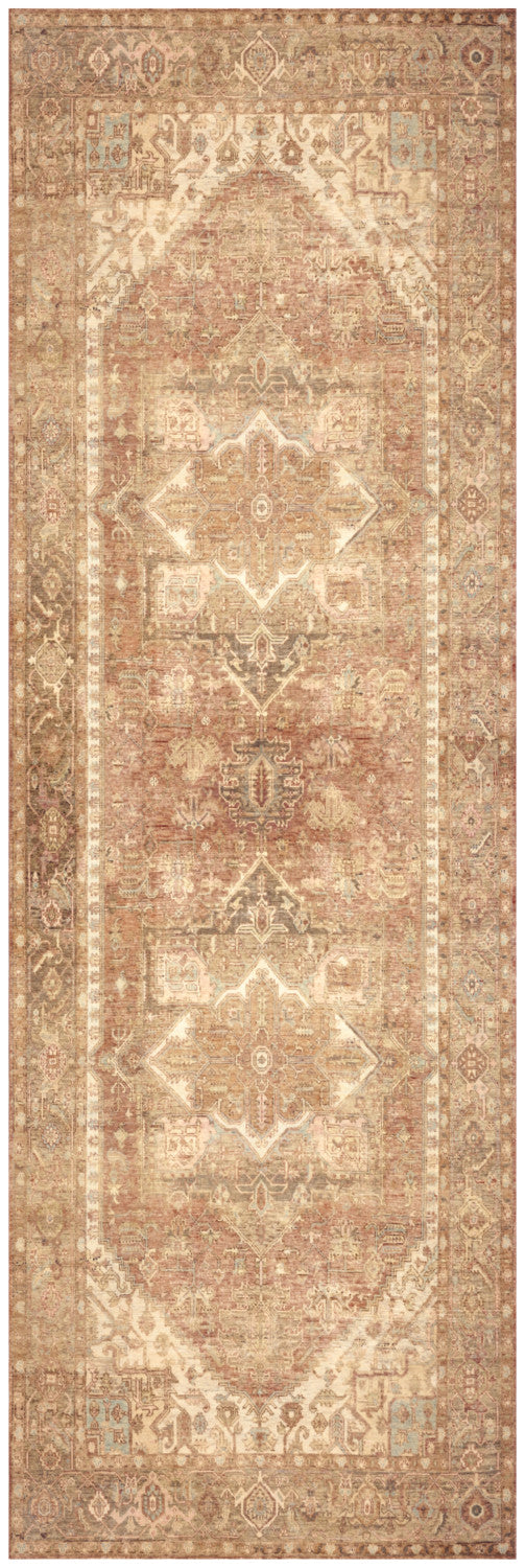 nourison vintage washables vws14 gold rug