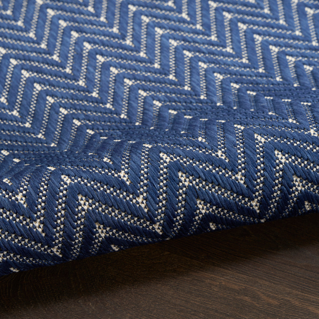nourison horizon indoor outdoor hoz02 navy rug