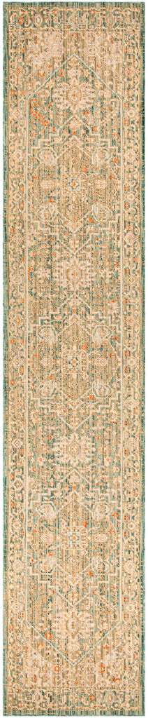 nourison antique bloom anb03 teal rug