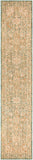 nourison antique bloom anb03 teal rug