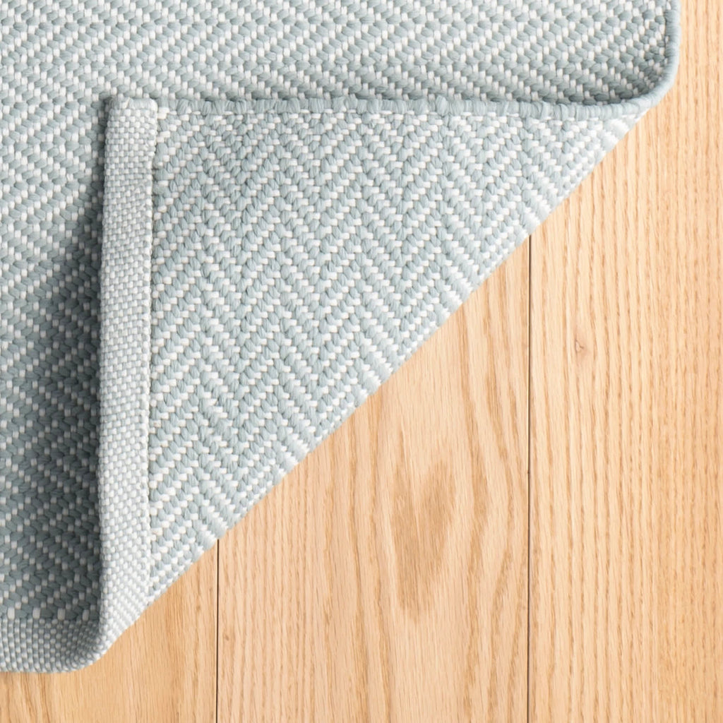 dash albert herringbone da392 light blue rug