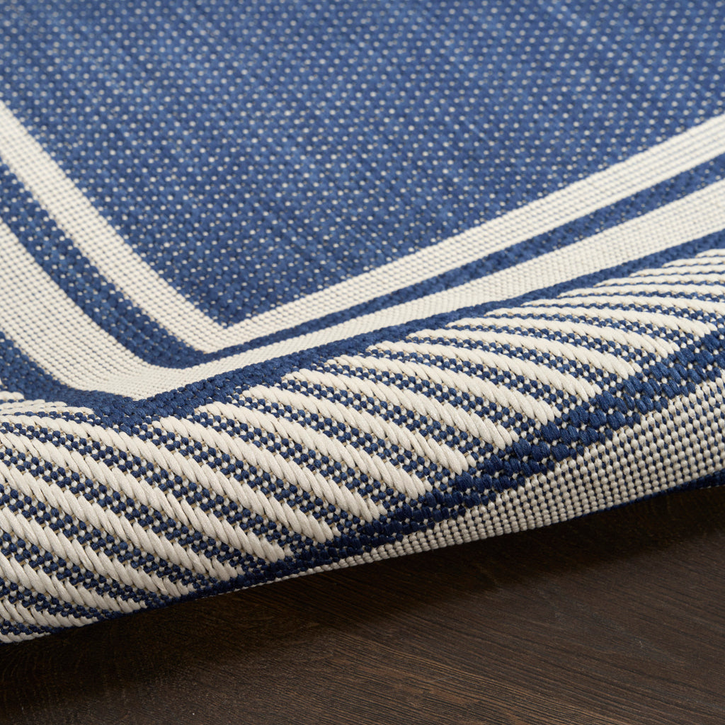 nourison horizon indoor outdoor hoz03 navy rug