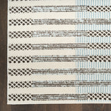 nourison nordic nrc15 ivory blue rug