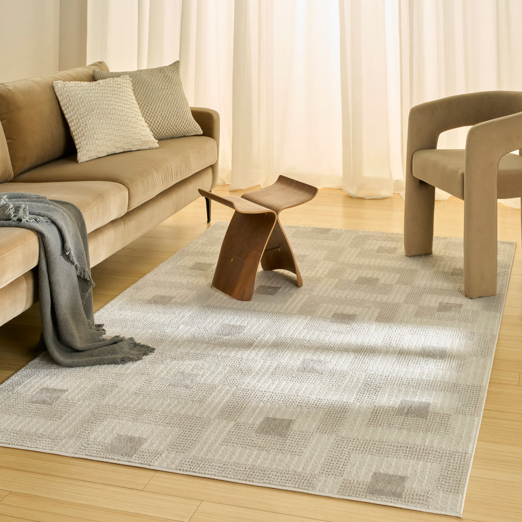 nourison nordic nrc05 ivory beige rug