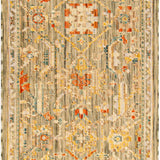 nourison antique bloom anb02 sage multicolor rug