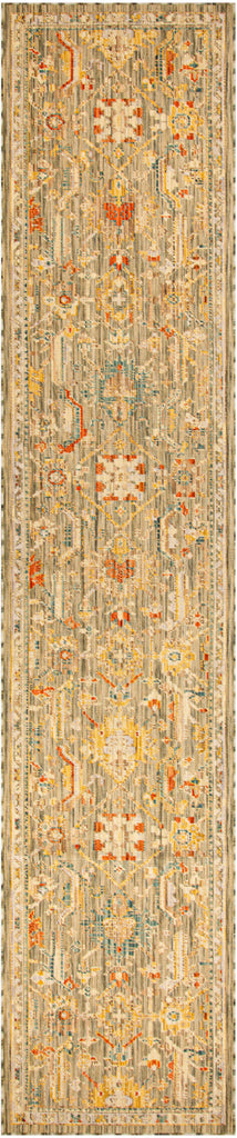 nourison antique bloom anb02 sage multicolor rug