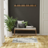 nourison dekor dek04 grey charcoal rug